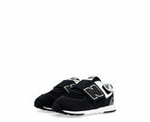 New Balance 574 Black & Silver Metallic PR/BR - NW574BK-249